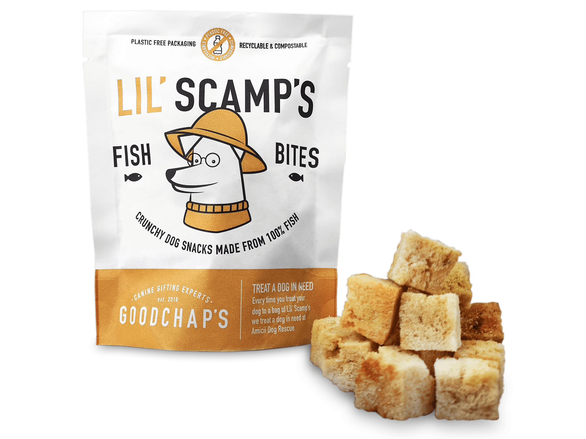 Lil' Scamp's Natural Fish Bites – Pets Of The Earth
